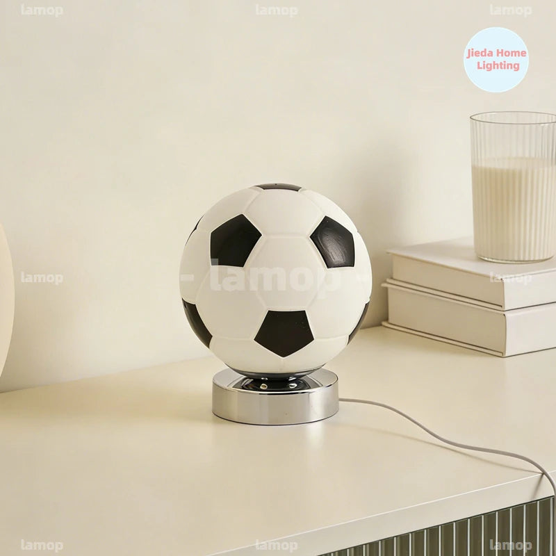 Lampe de chevet foot ball