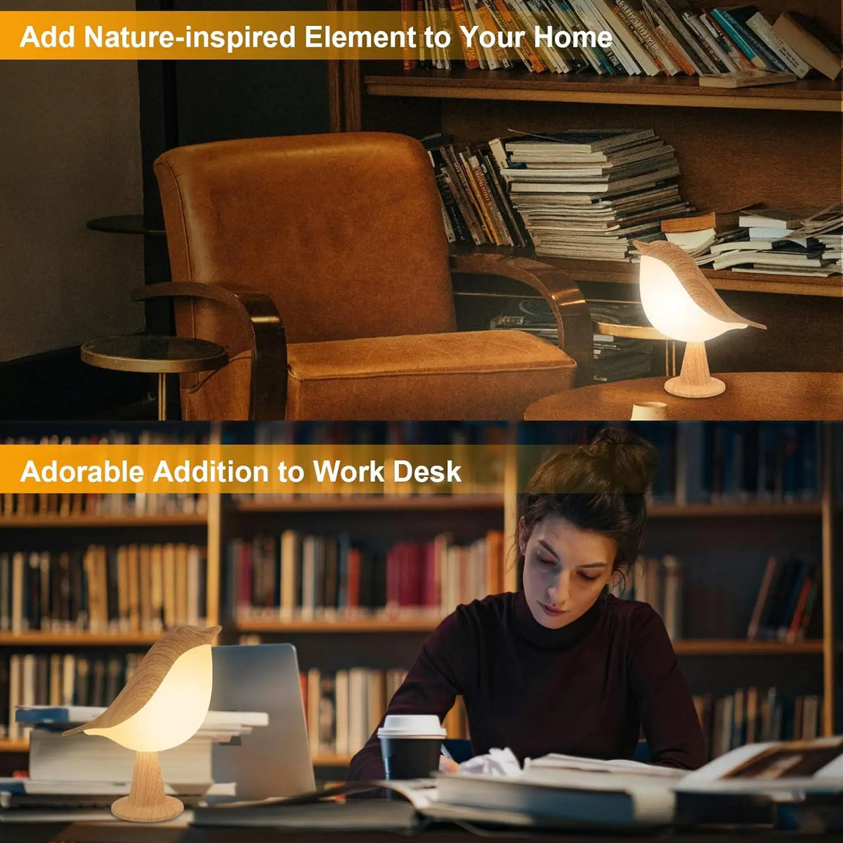 Lampe de chevet bois flotte
