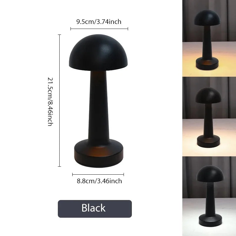 Lampe de chevet chrome