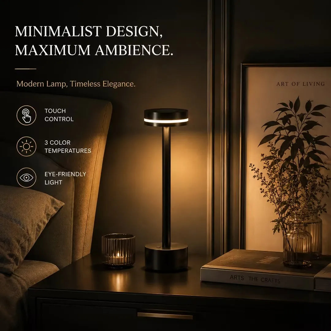 Lampe de chevet metal