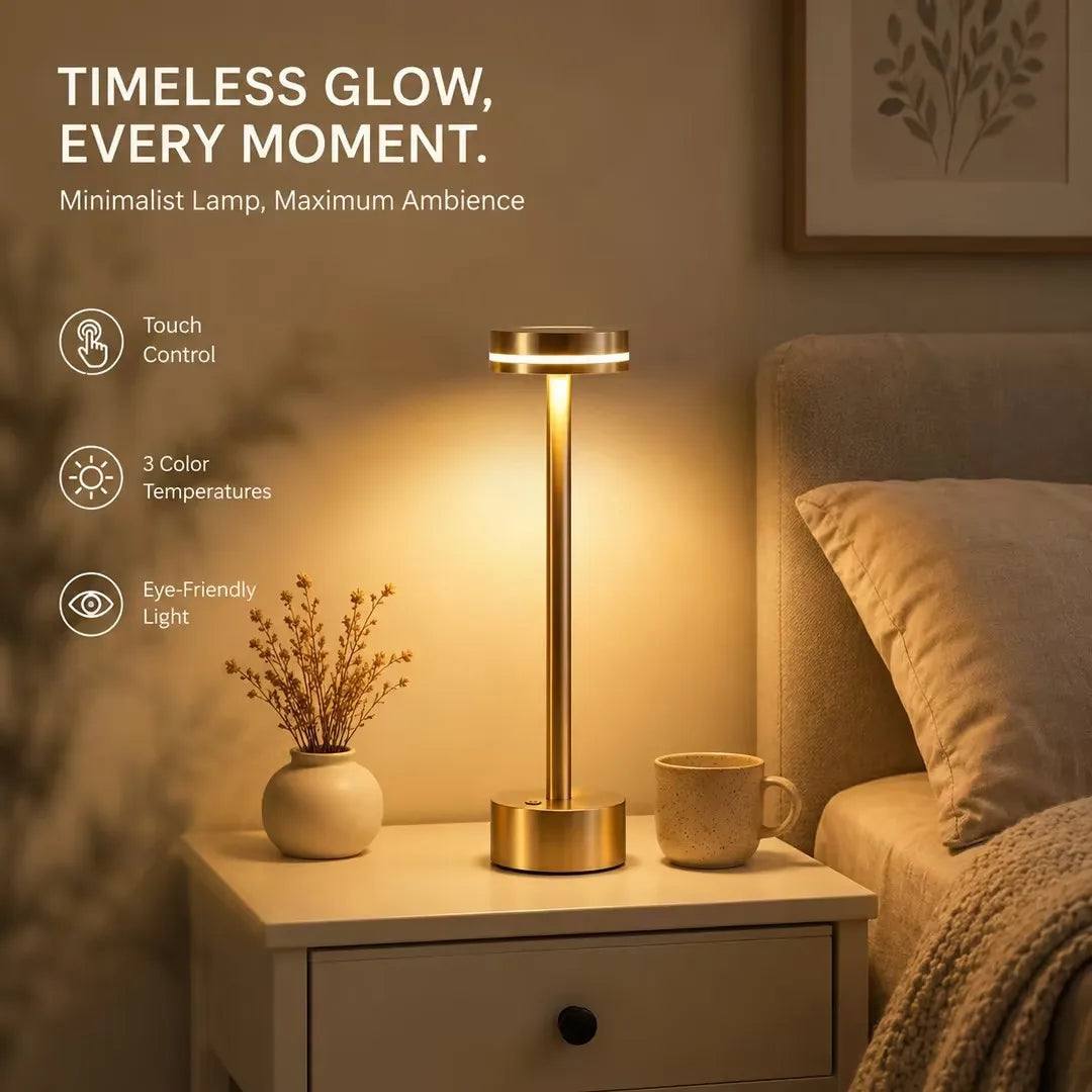 Lampe de chevet metal