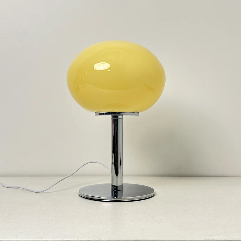Lampe de chevet jaune
