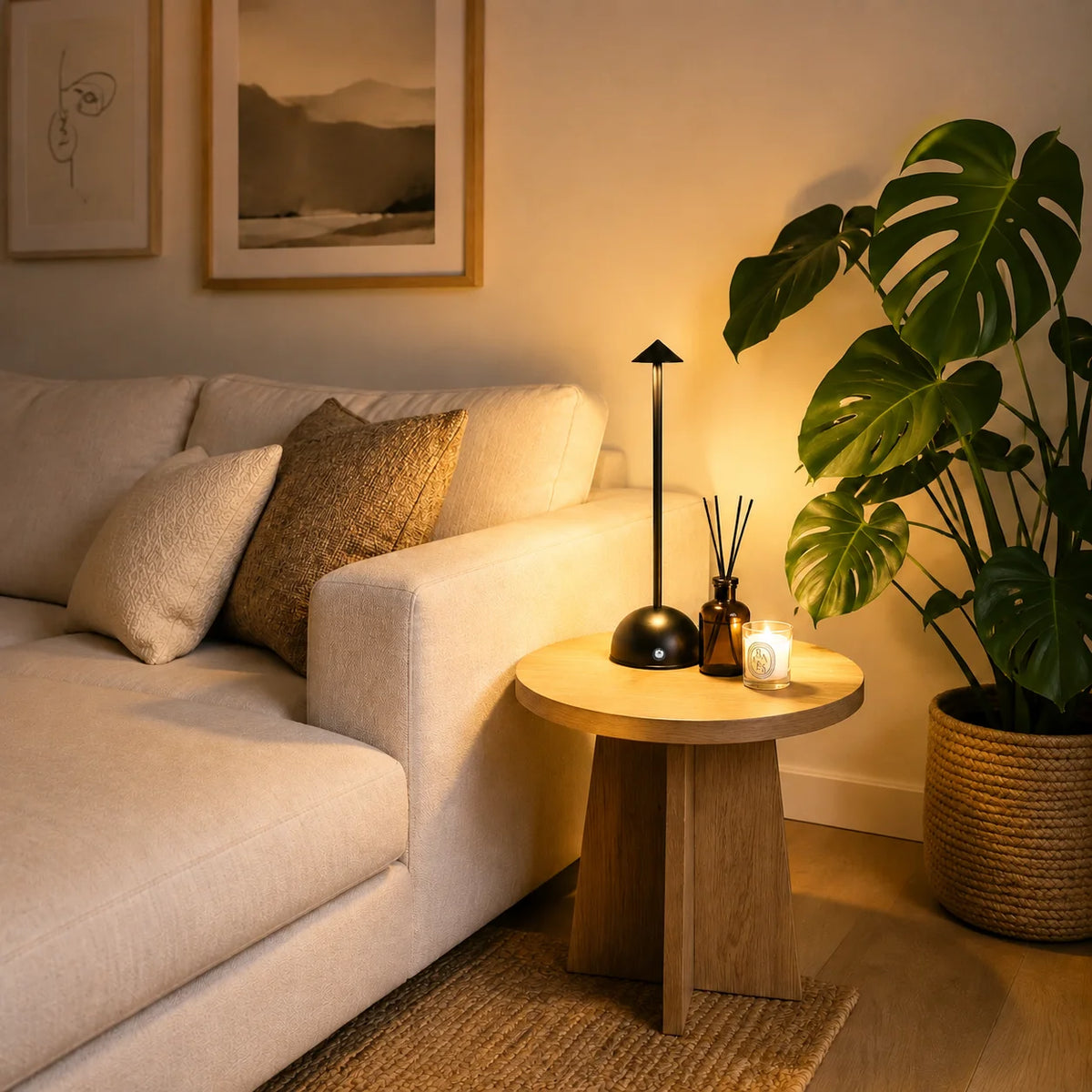 Lampe de chevet led sans fil