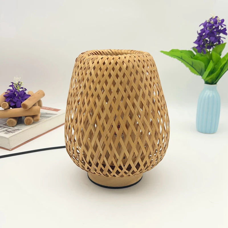 Lampe de chevet bambo