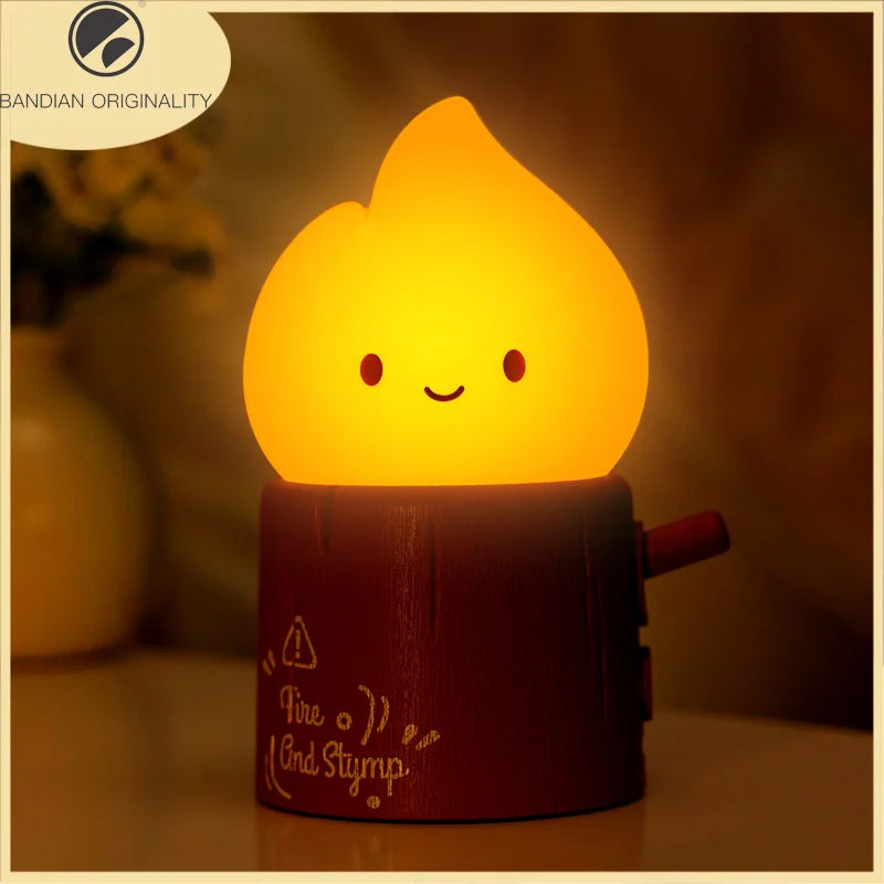 Lampe de chevet marron