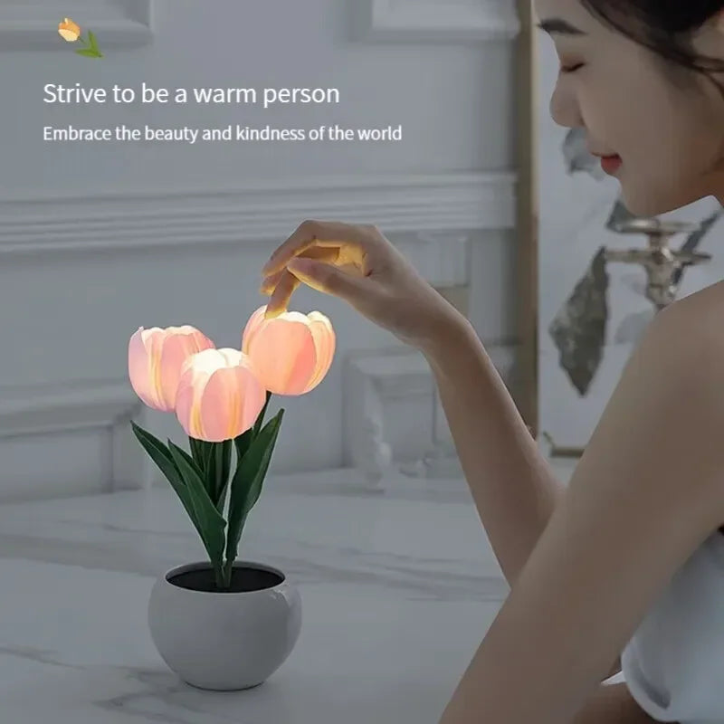 Lampe de chevet porcelaine