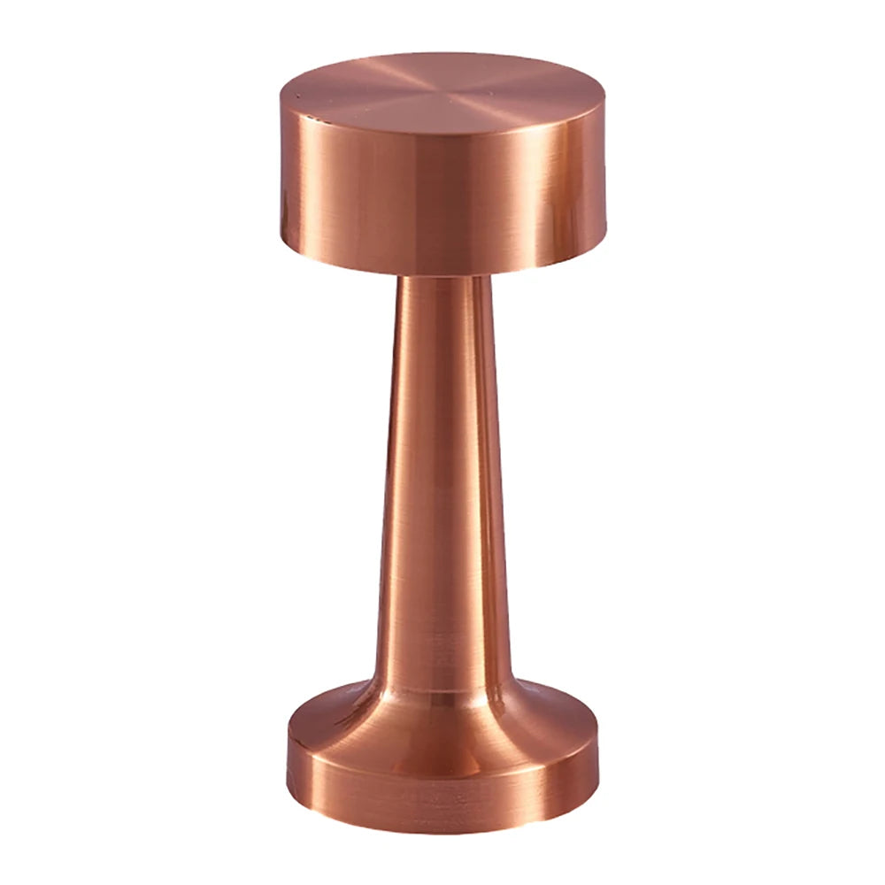 Lampe de chevet argenté