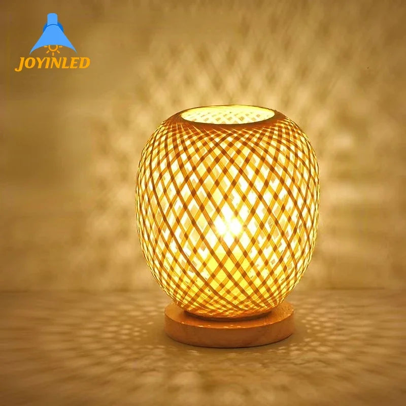Lampe de chevet cannage