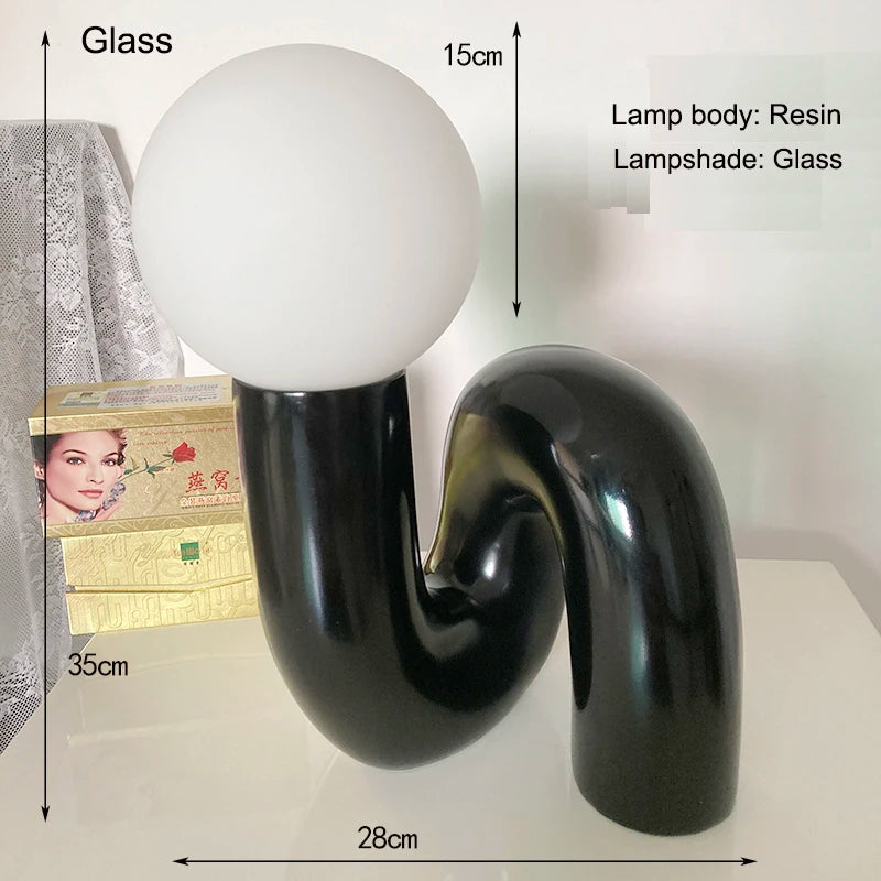 Lampe de chevet bordeaux