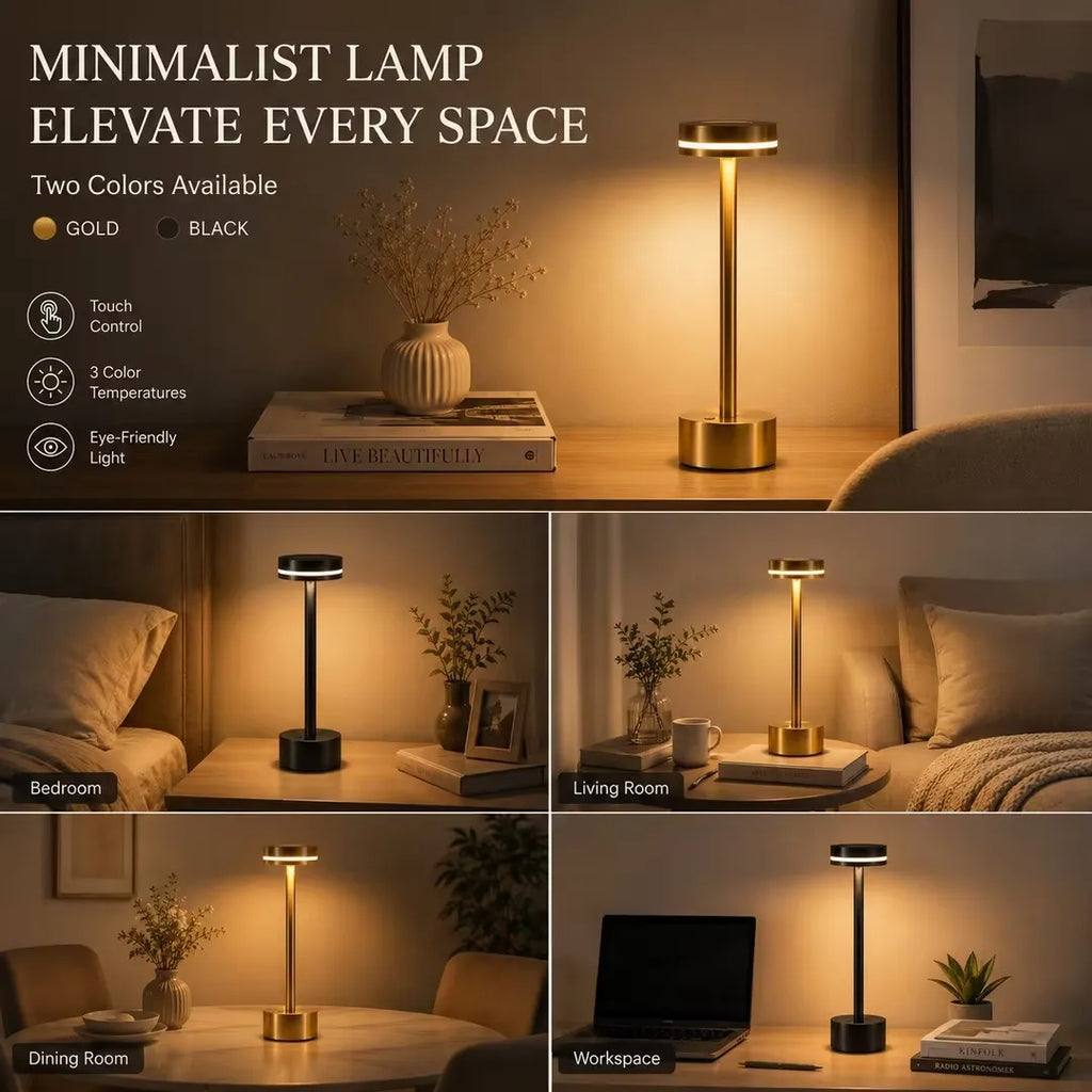 Lampe de chevet metal