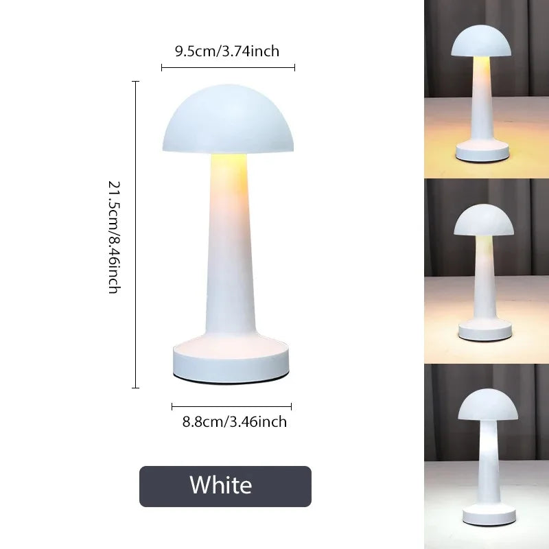 Lampe de chevet chrome