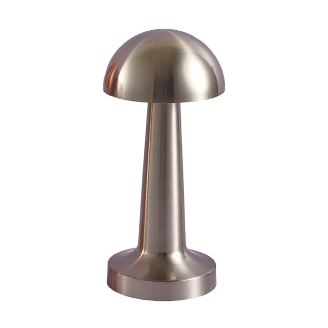 Lampe de chevet argenté