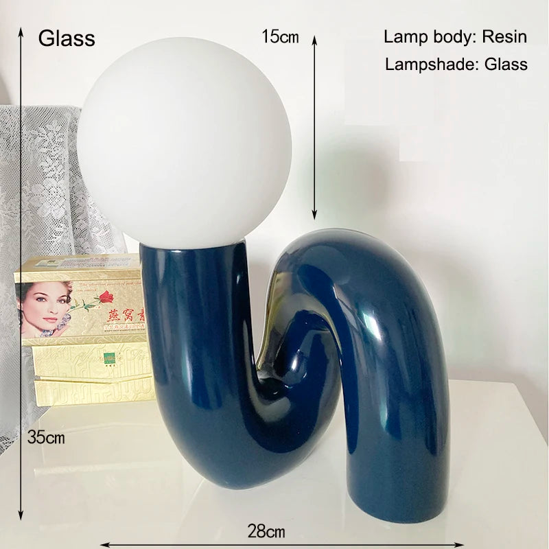 Lampe de chevet bordeaux