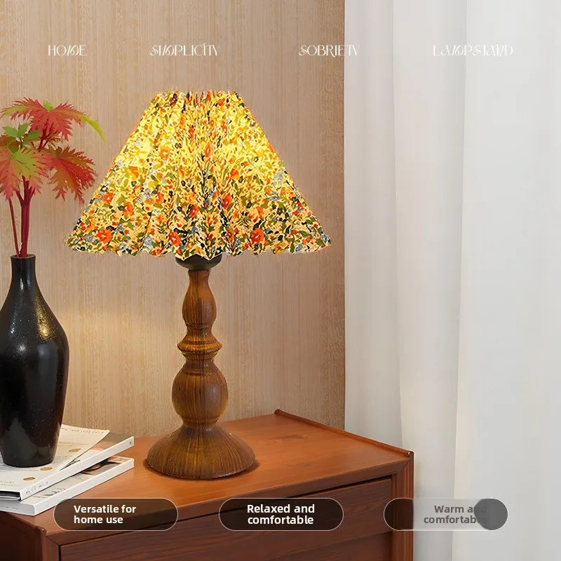 Lampe de chevet bois flotté