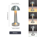 Lampe de chevet chrome