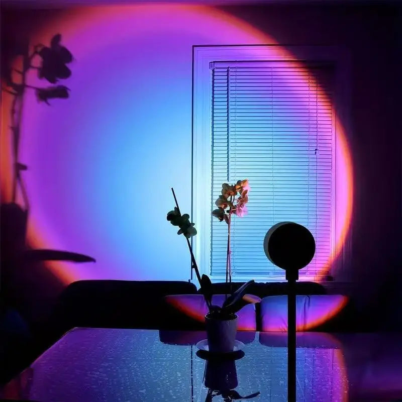 Lampe de chevet arc en ciel
