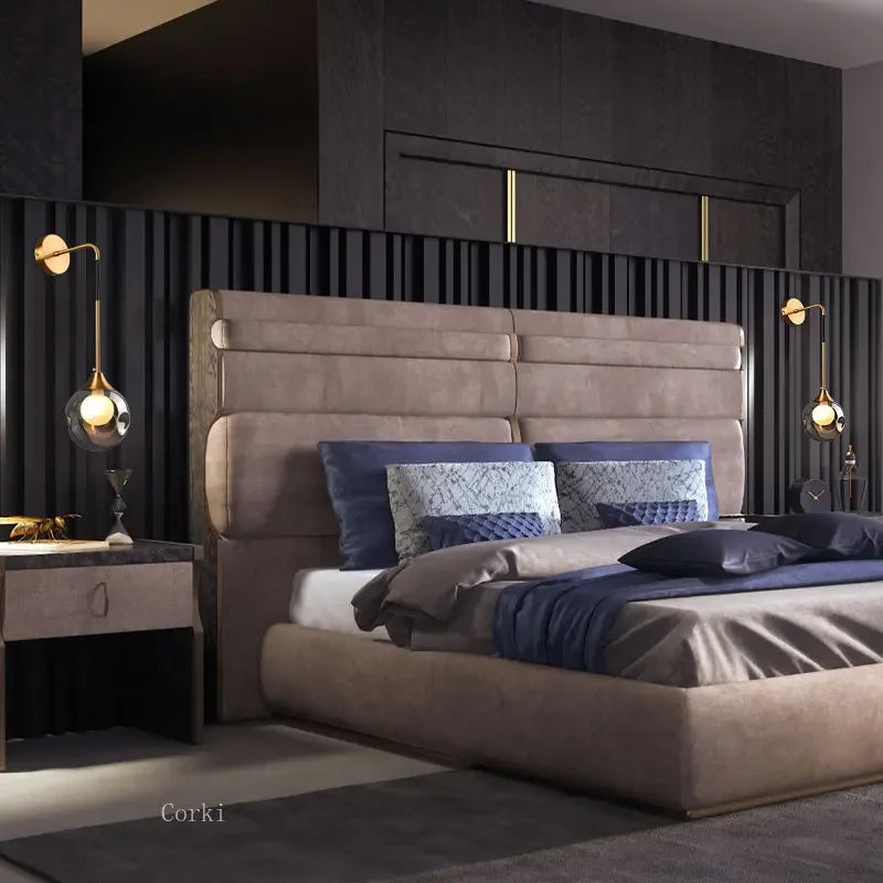 Lampe de chevet or