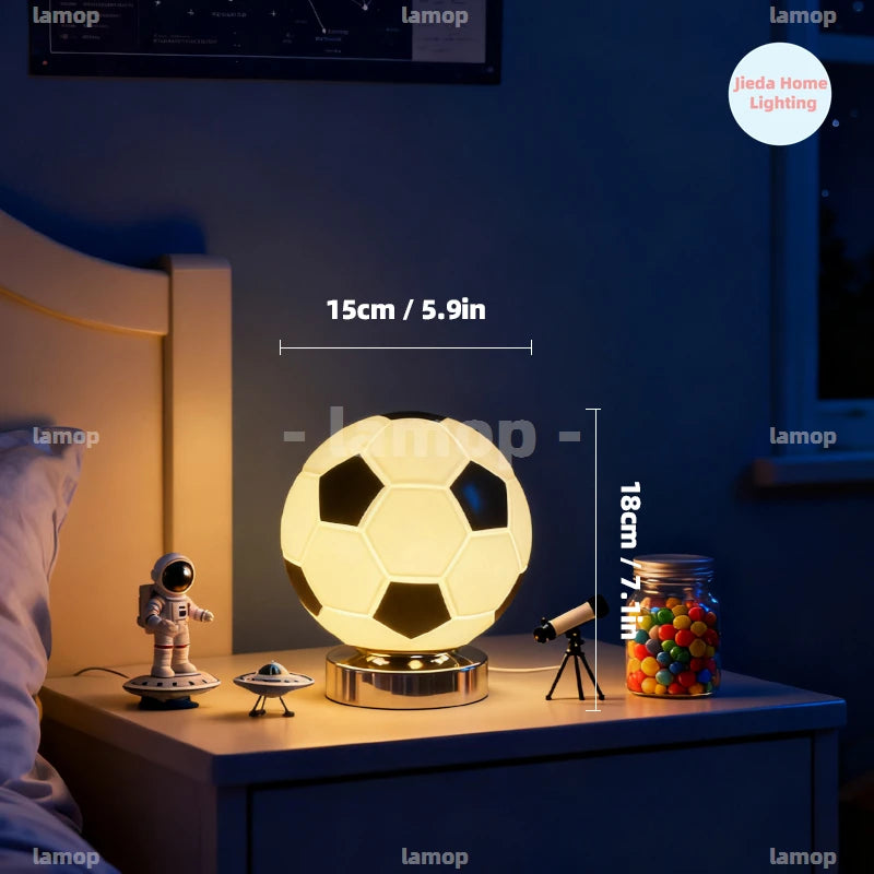 Lampe de chevet foot ball