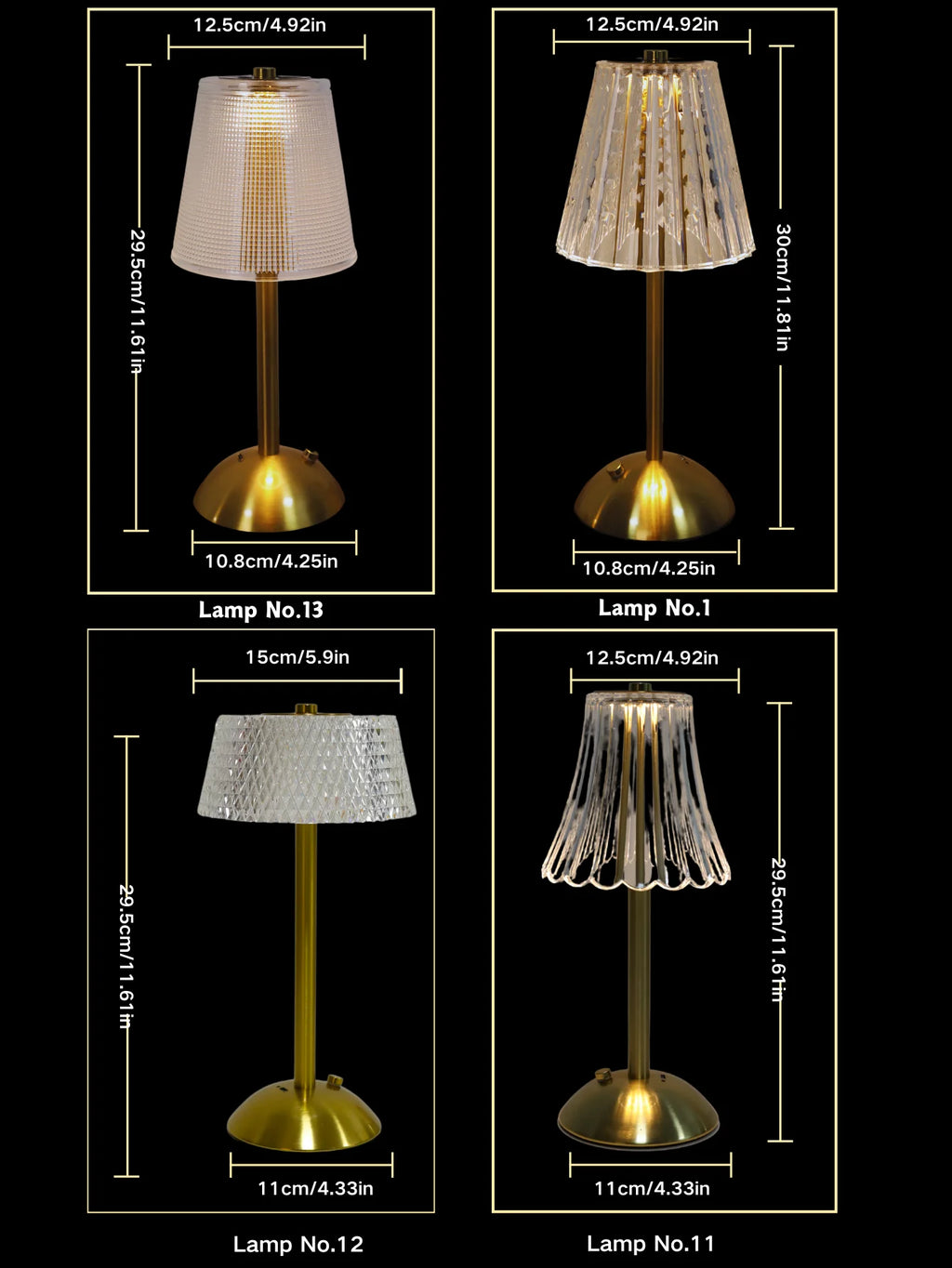 Lampe de chevet anglais