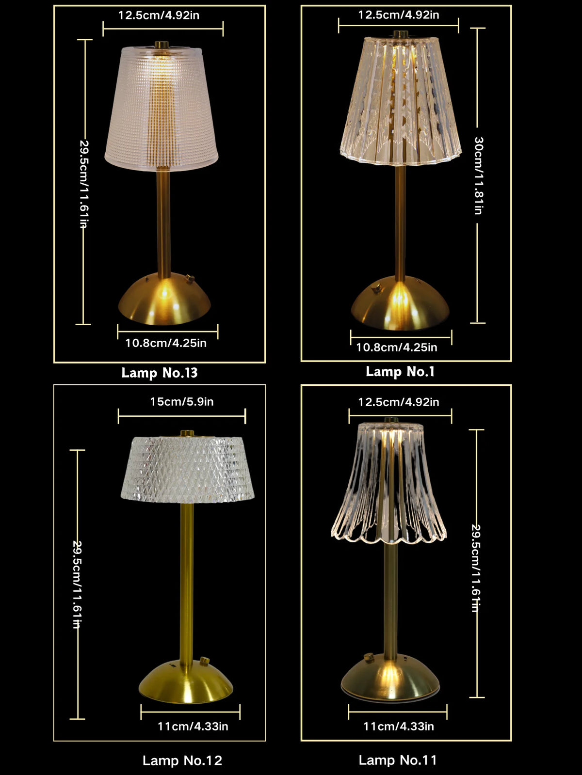 Lampe de chevet anglais