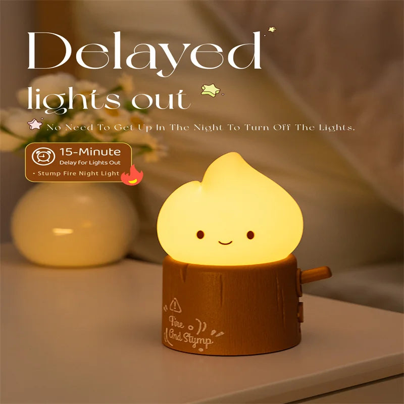 Lampe de chevet marron