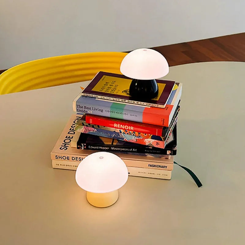 Lampe de chevet champignon