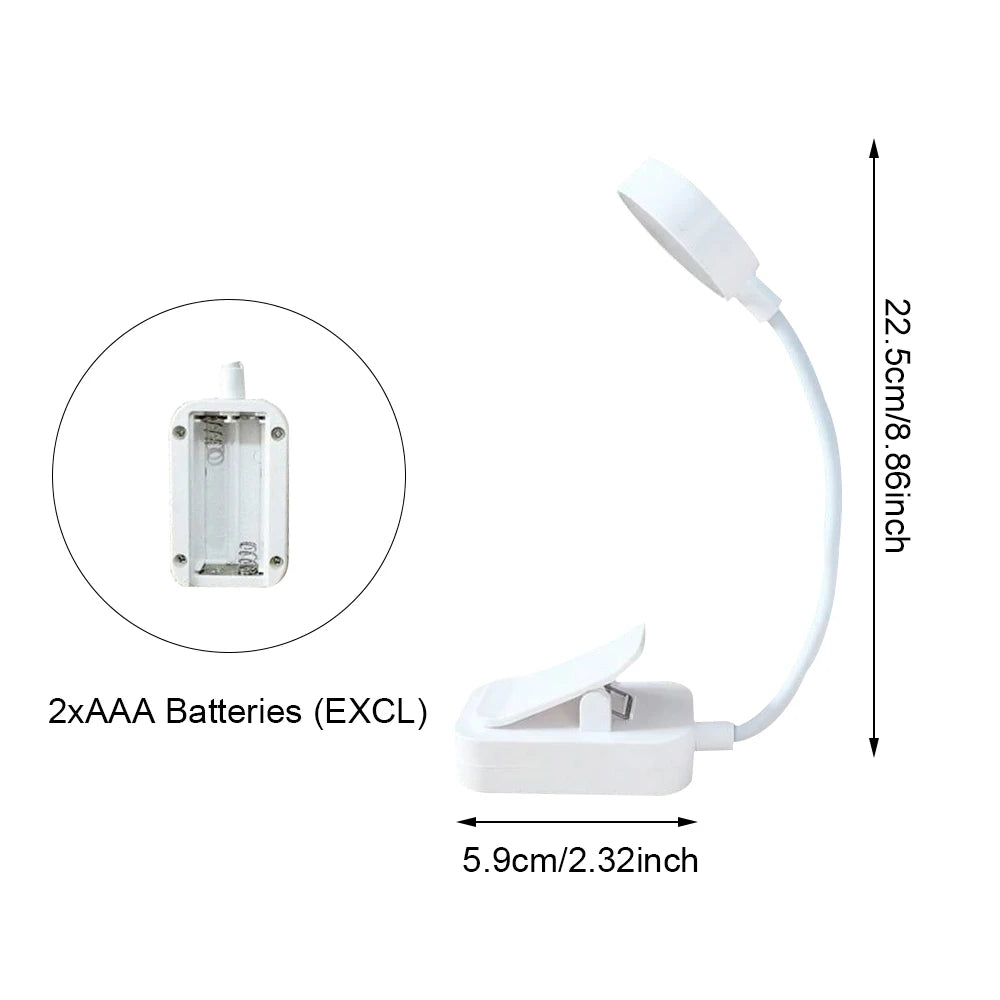 Lampe de chevet clipsable