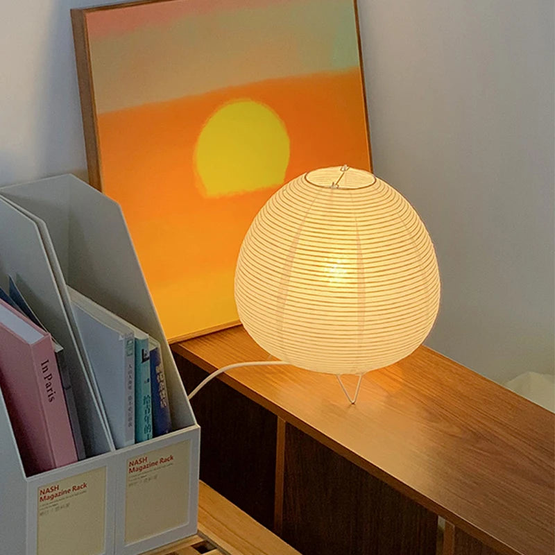 Lampe de chevet en papier
