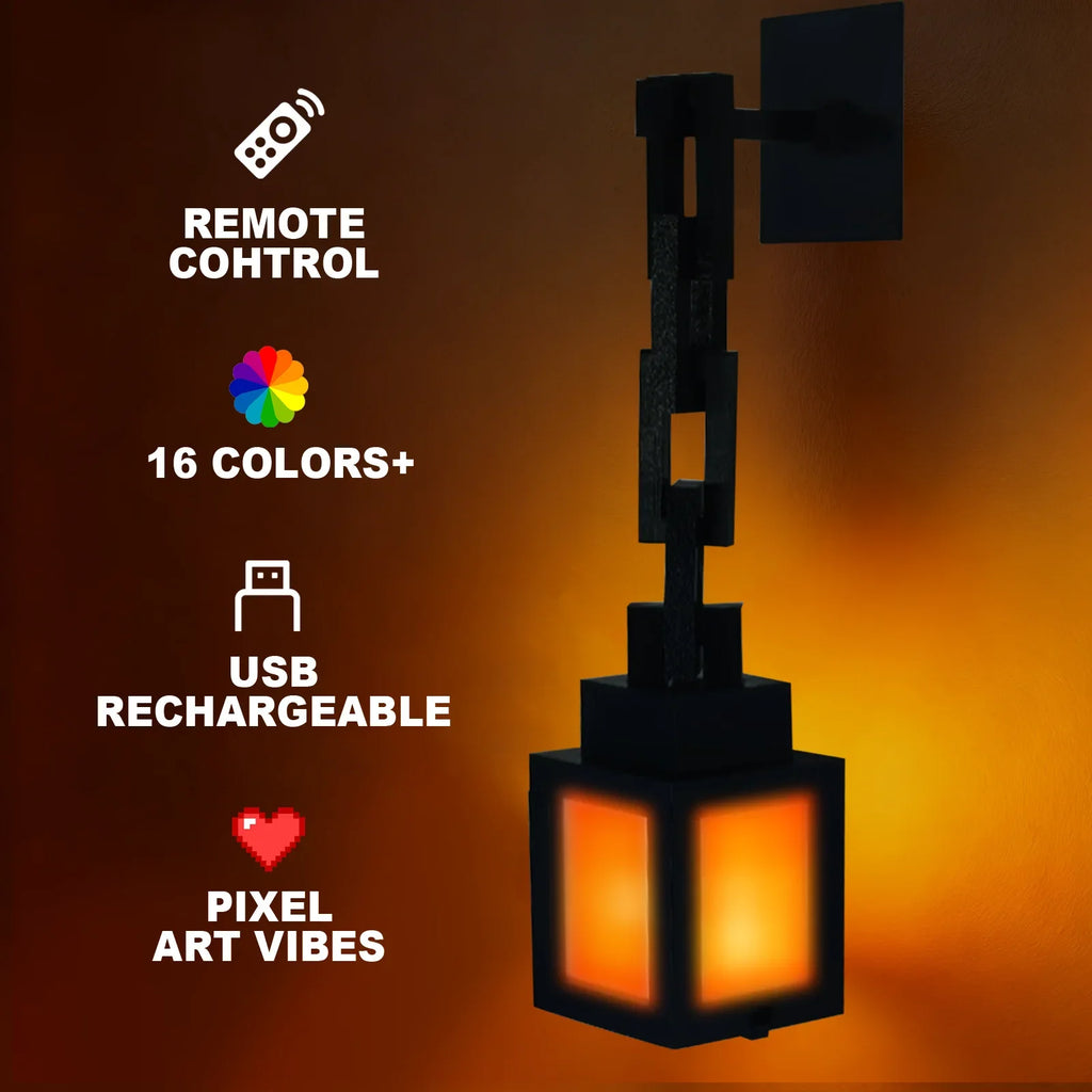 Lampe de chevet mnecraft
