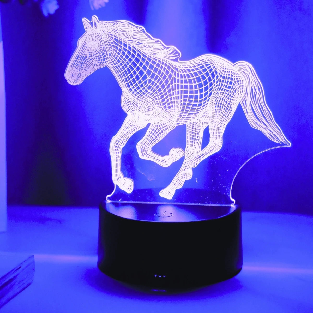 Lampe de chevet cheval