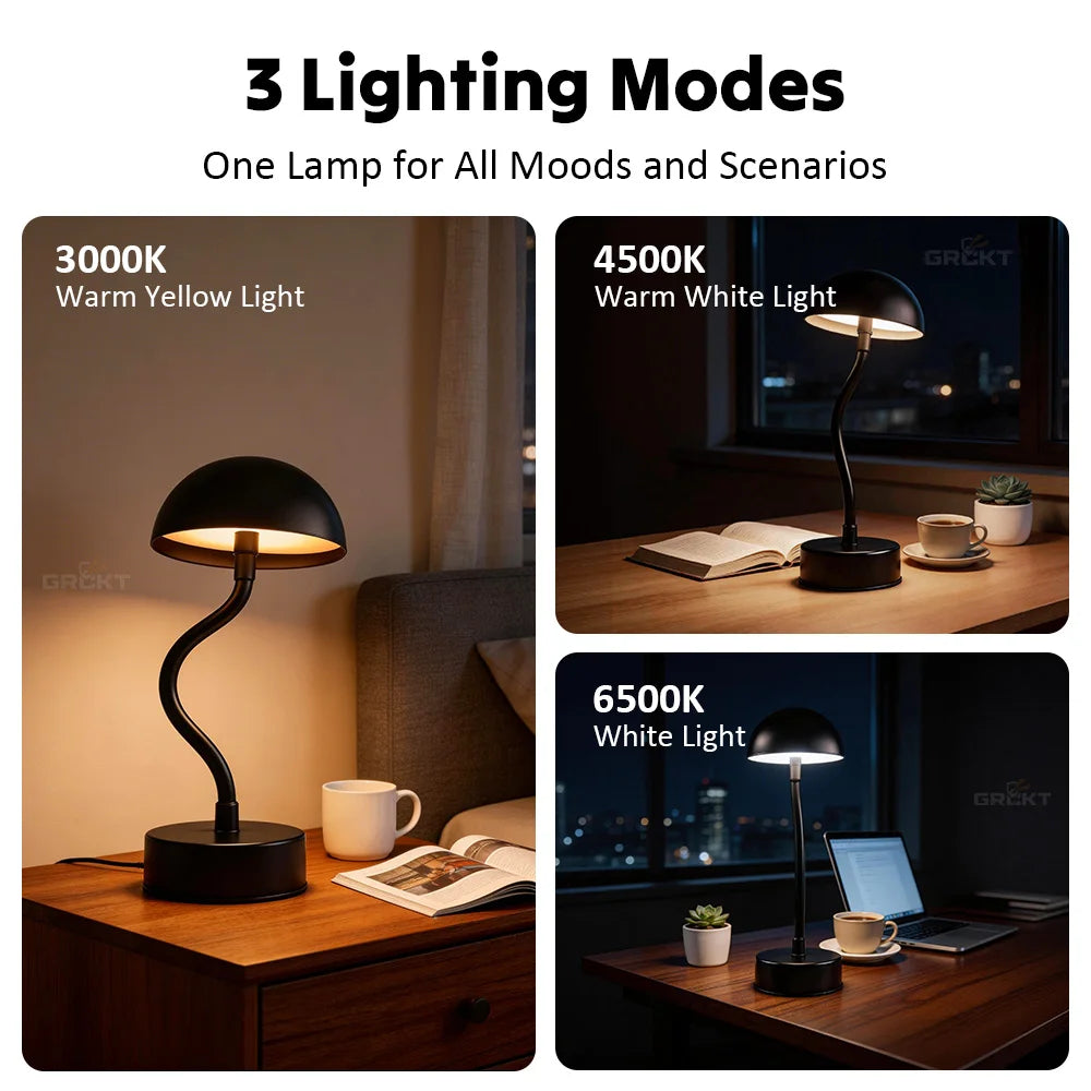 Lampe de chevet flexible