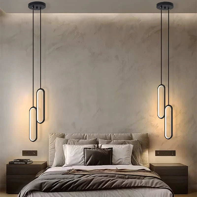 Lampe de chevet suspendue