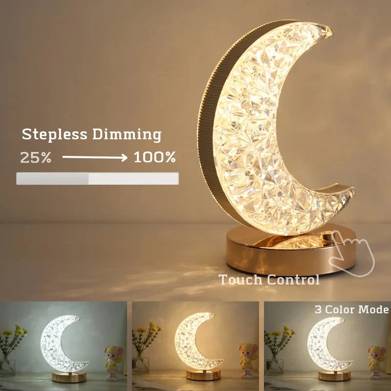 Lampe de chevet lune