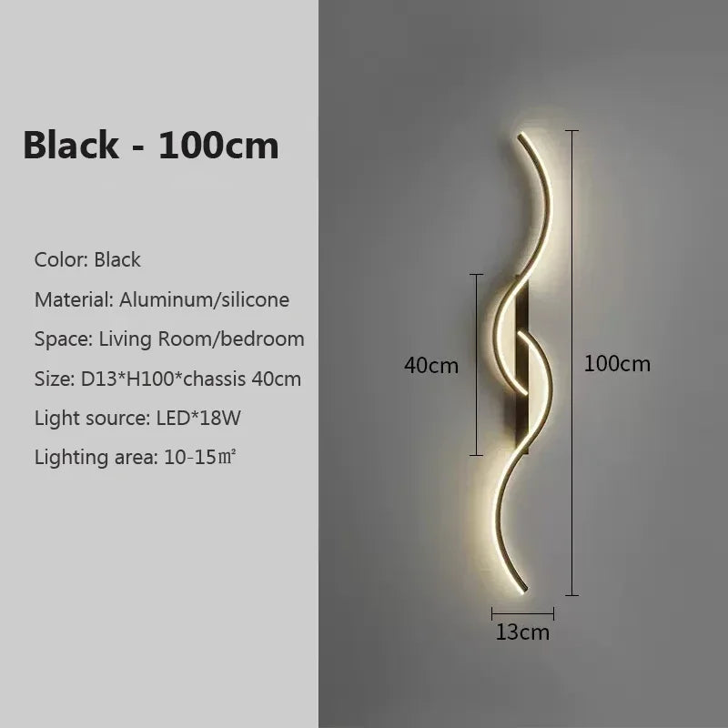 Lampe de chevet pour la tête de lit