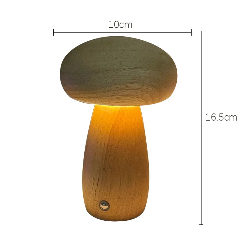 Lampe de chevet bois