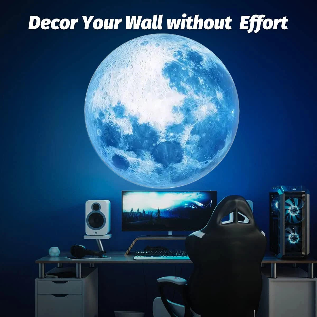 Lampe de chevet bleu