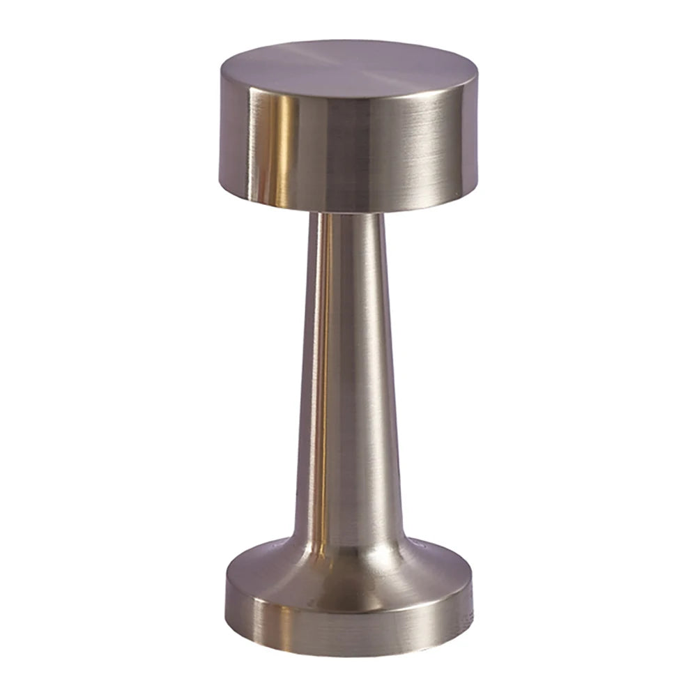 Lampe de chevet argenté