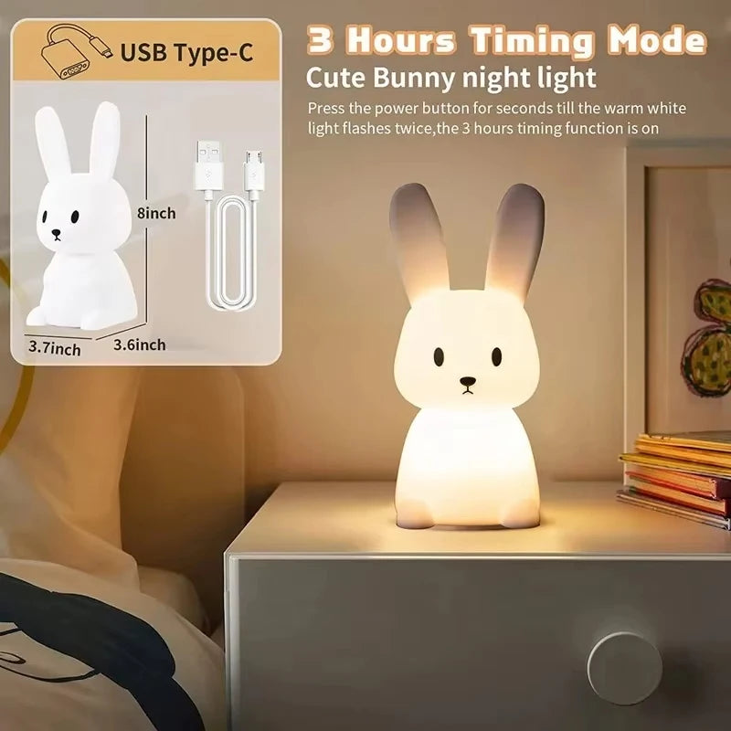 Lampe de chevet lapin