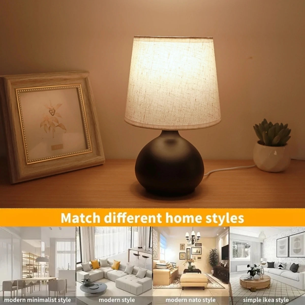 Lampe de chevet laiton