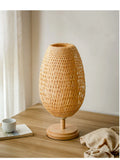 Lampe de chevet rotin