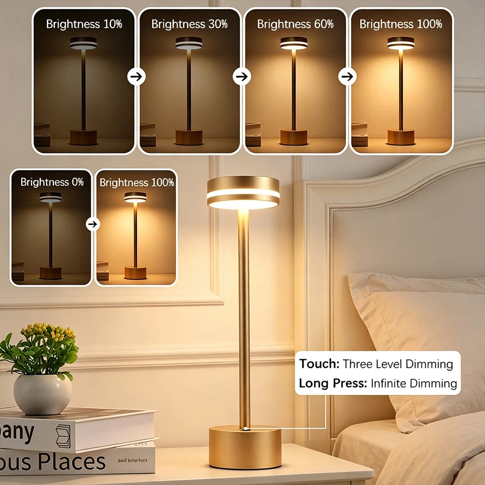 Lampe de chevet metal