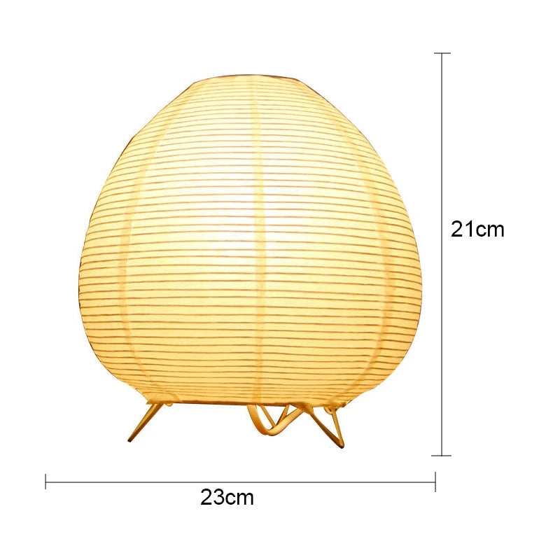 Lampe de chevet en papier