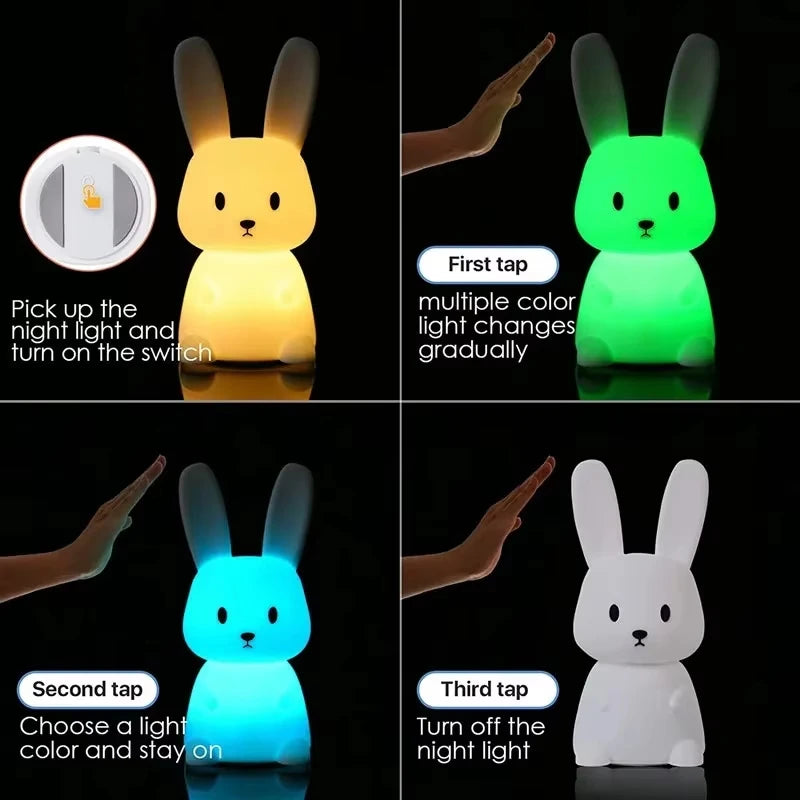 Lampe de chevet lapin