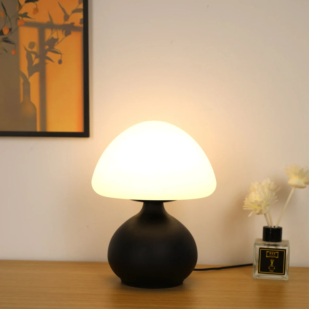 Lampe de chevet bois blanc