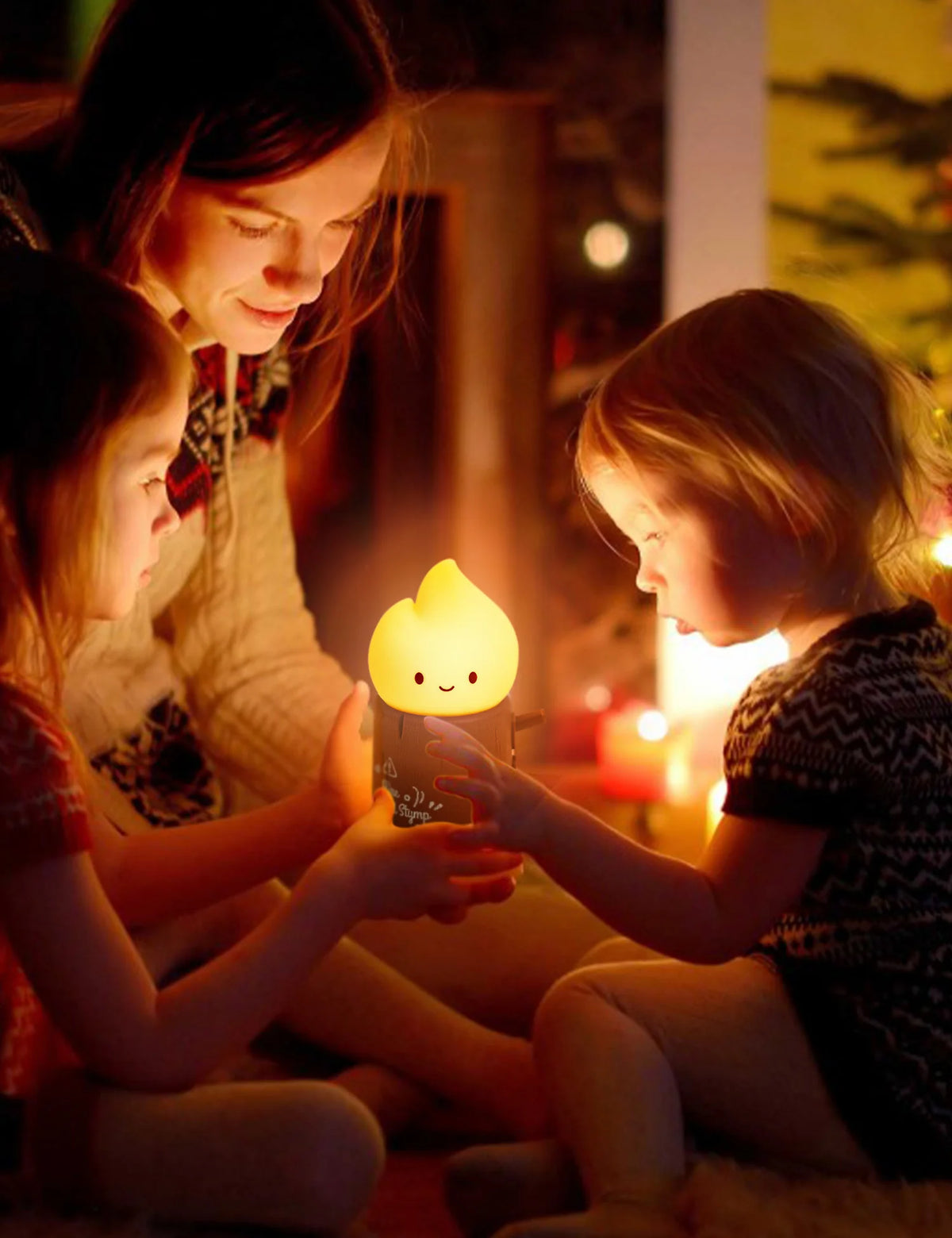 Lampe de chevet marron