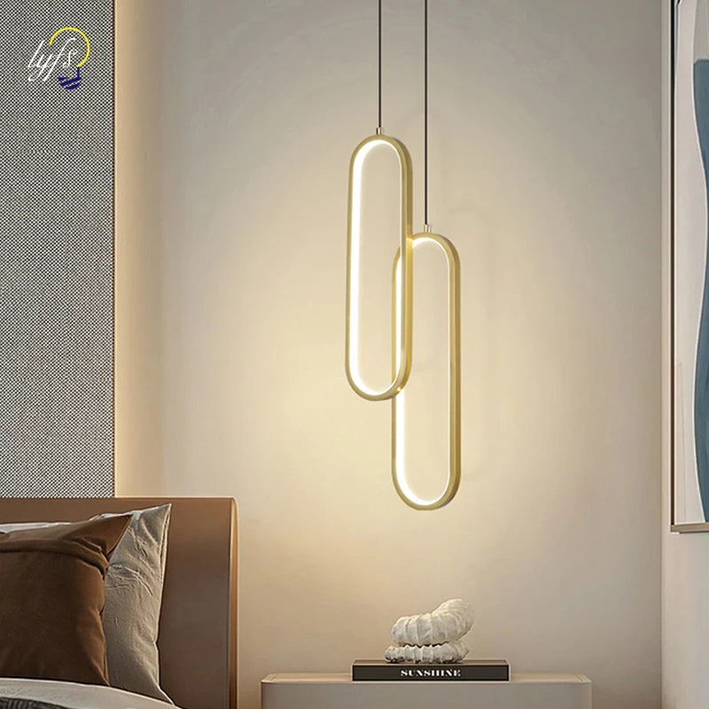 Lampe de chevet suspendue