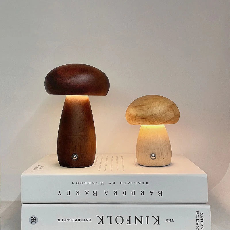 Lampe de chevet bois