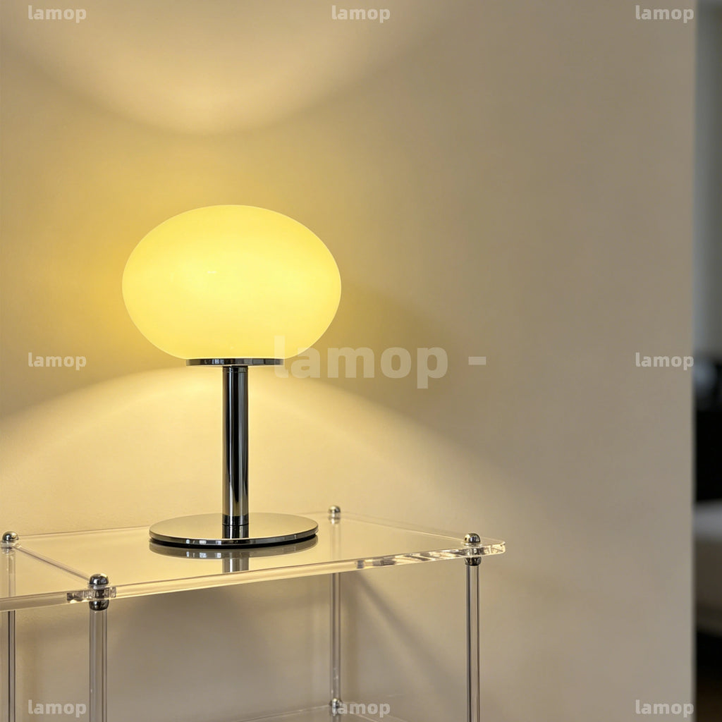 Lampe de chevet jaune