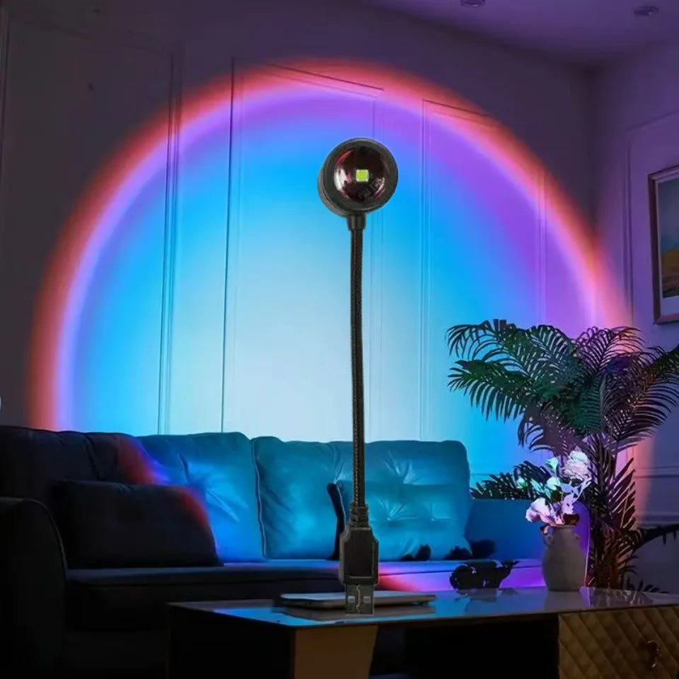 Lampe de chevet arc en ciel