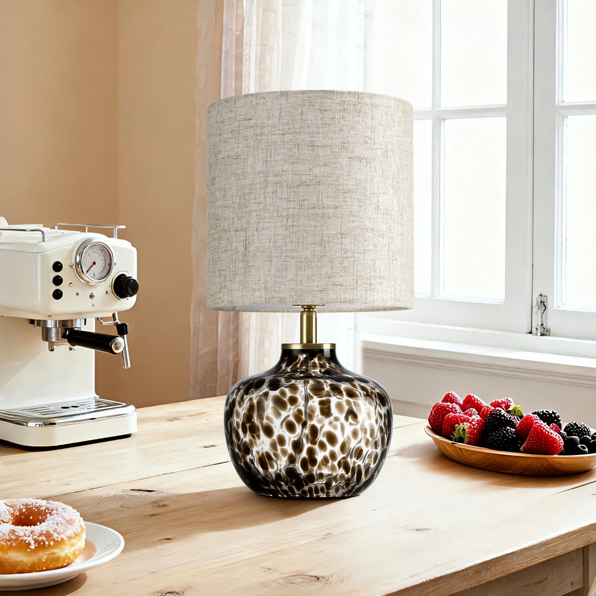 Lampe de chevet léopard